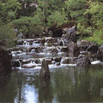 杭州庭院水系魚池景觀1