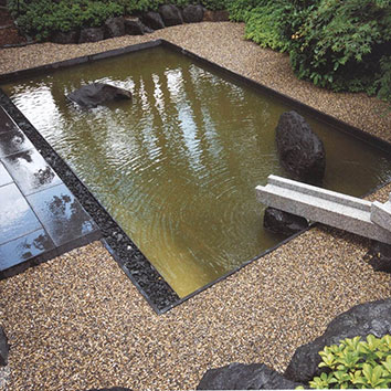 杭州庭院水系魚池景觀3