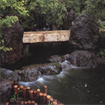 杭州庭院水系魚池景觀4