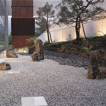 杭州庭院花園地面鋪裝8