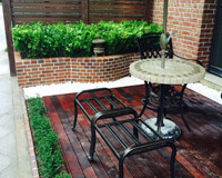 杭州花園別墅?九號院庭院陽臺施工